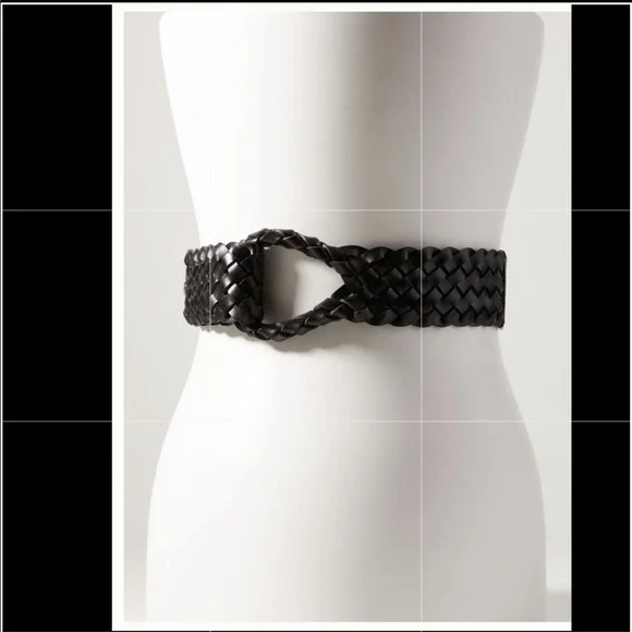 Anthropologie leather Diamond stretch belt Anthropologie Women main image 3